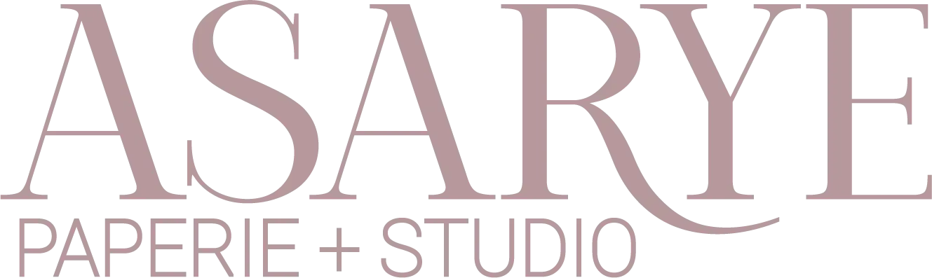 Asarye Paperie + Studio Logo - Small