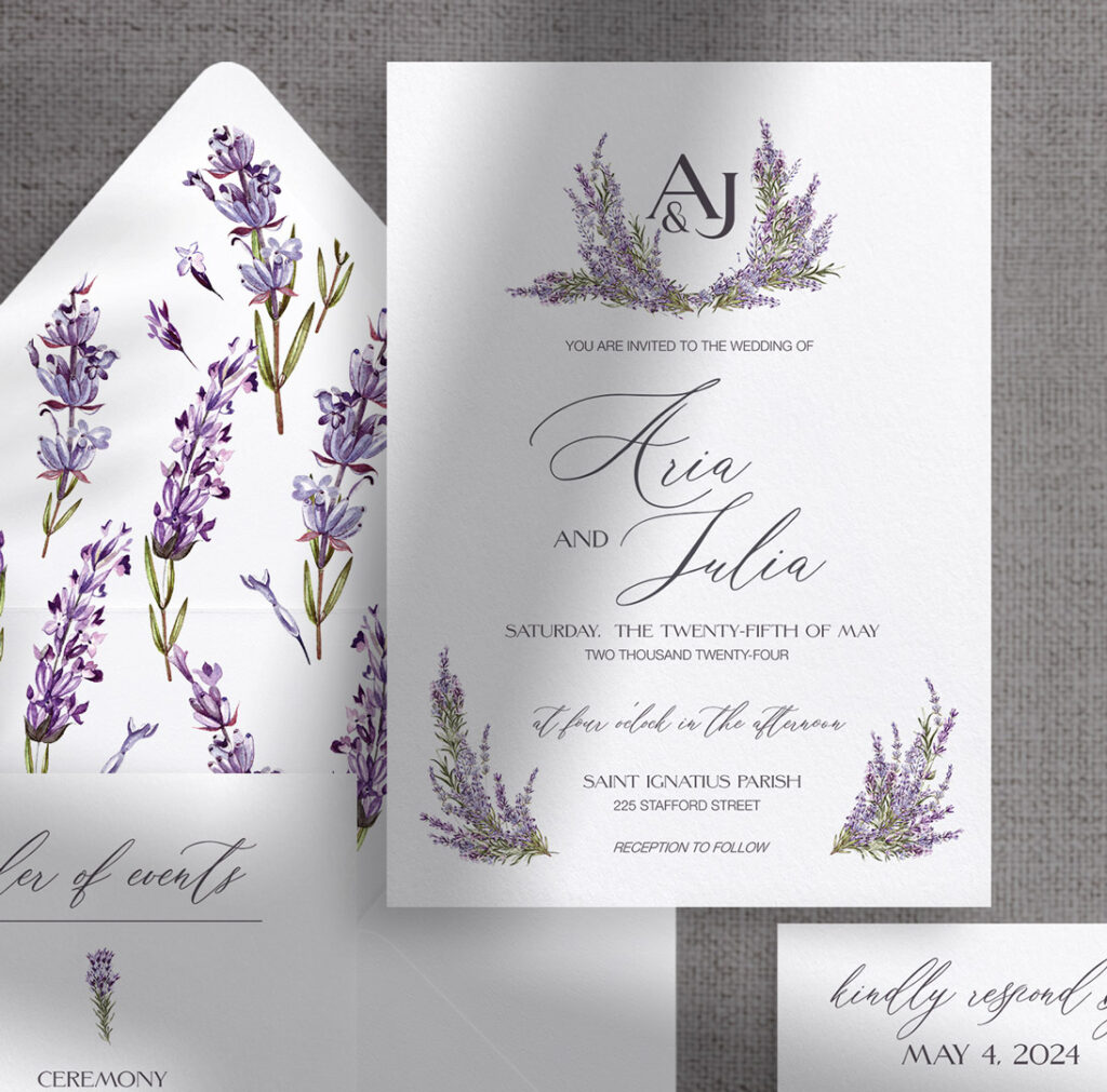 Aria Wedding Invitations