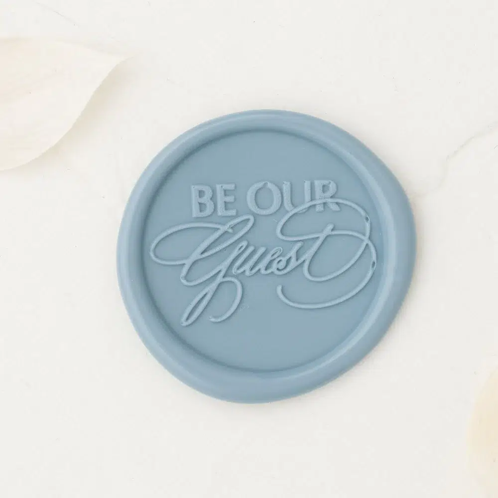 Be Our Guest wax seal