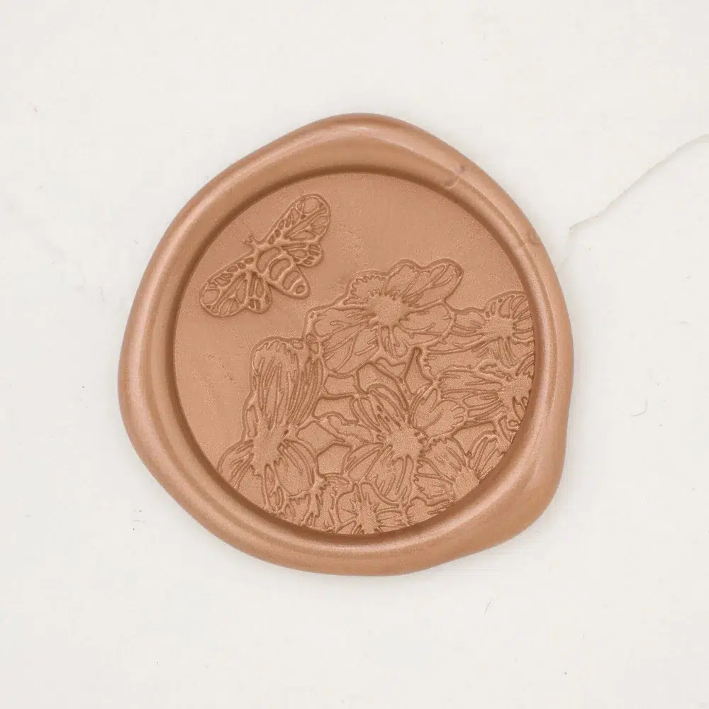 Blossom wax seal
