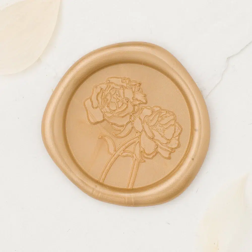 Camellia wax seal