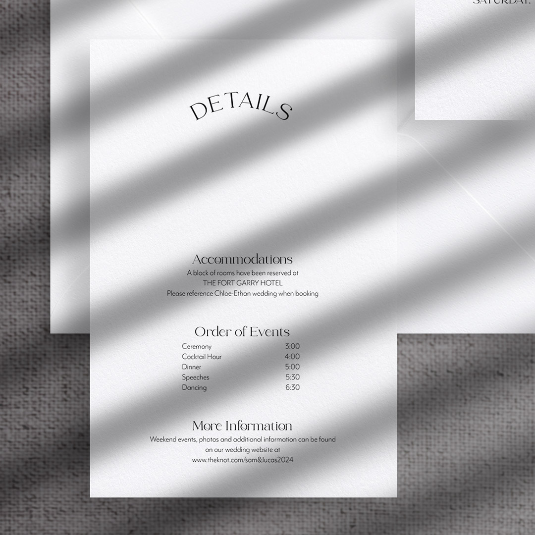 Chloe Wedding Invitations