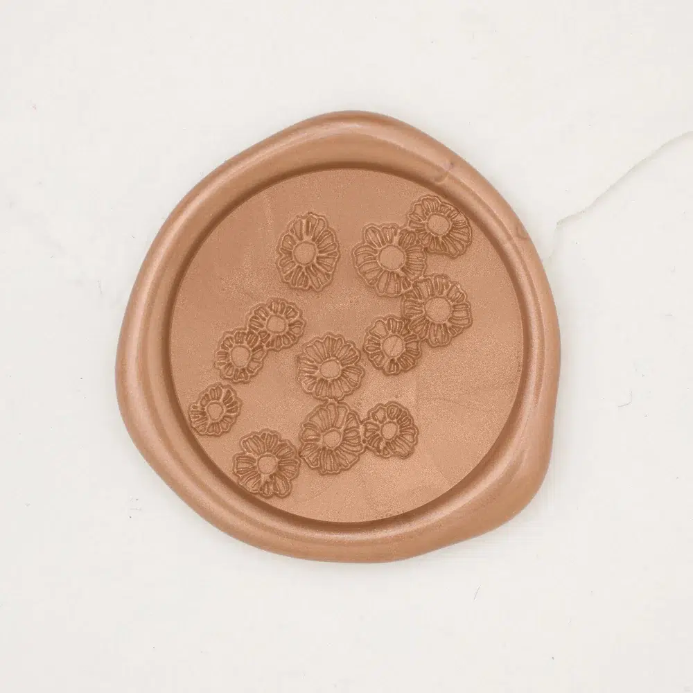 Desert Daisy wax seal