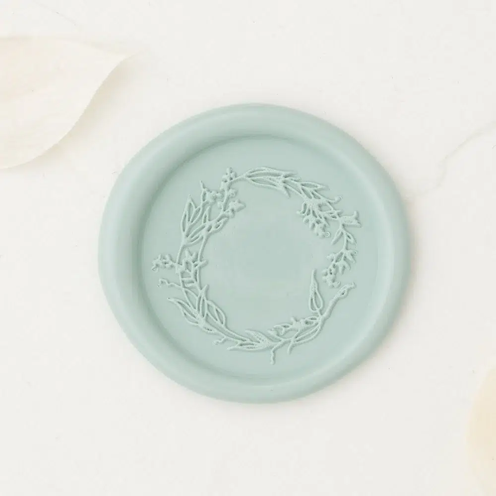 Garden Wreath wax seal