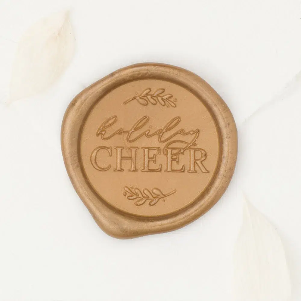 Holiday Cheer wax seal