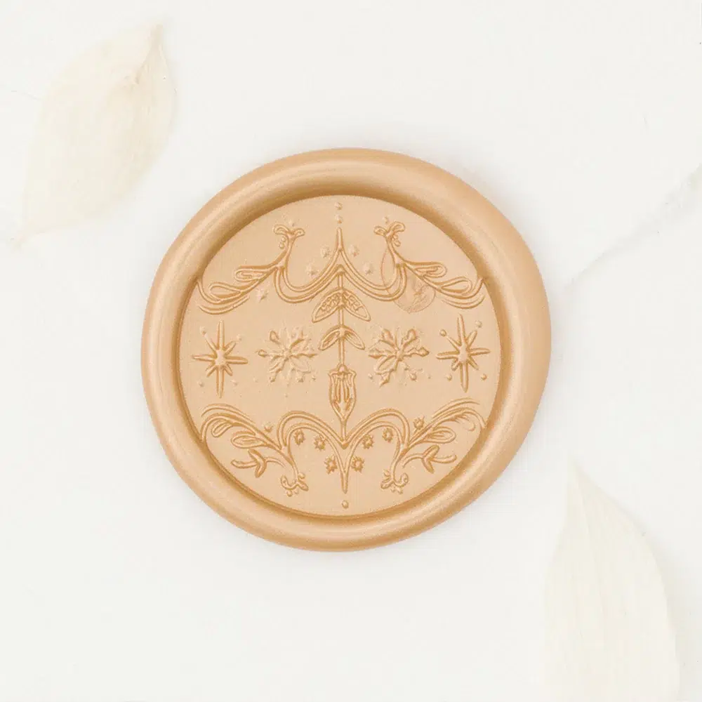 Holiday Ornament wax seal