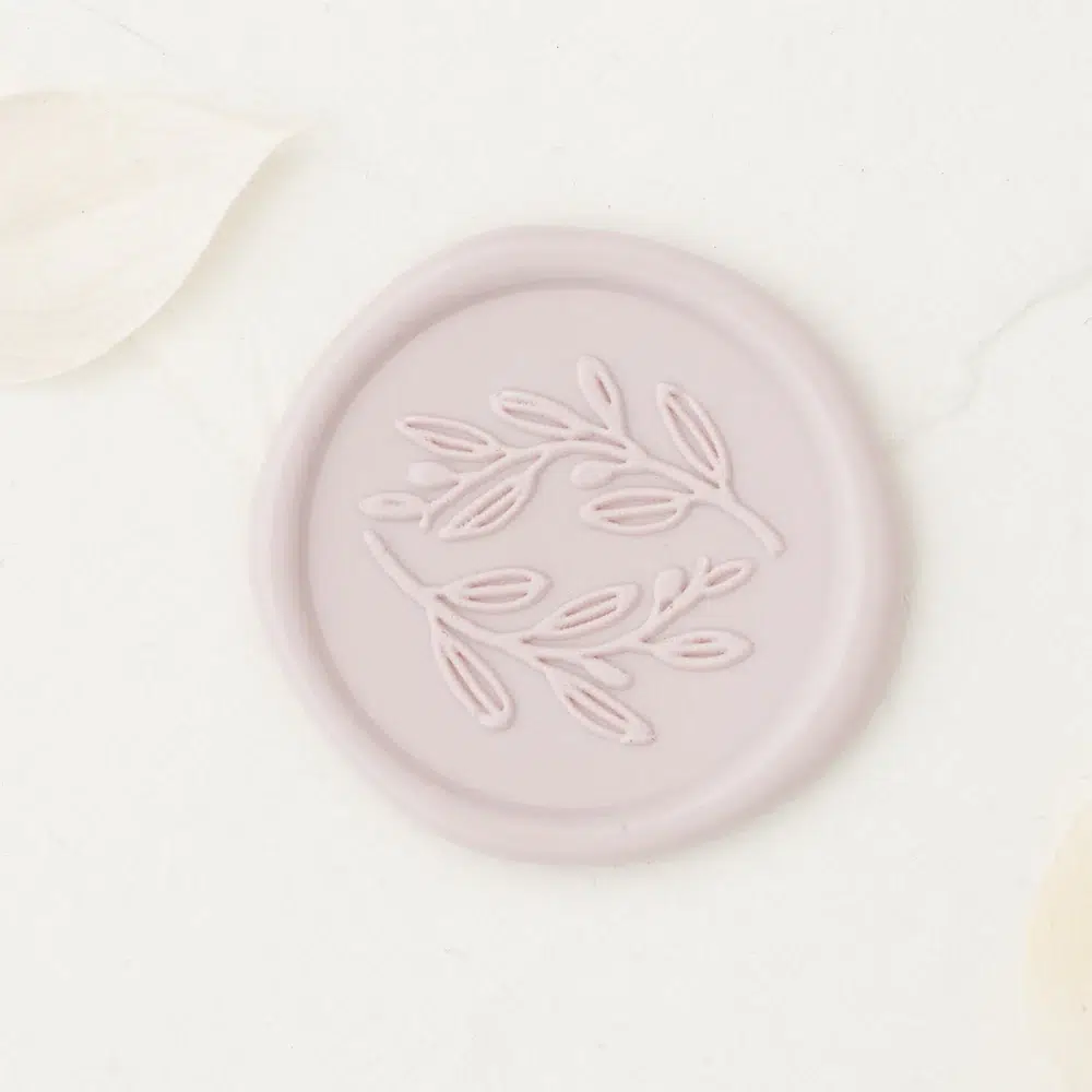 Olive Wreath wax seal