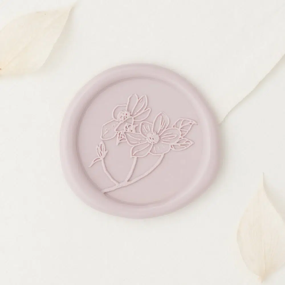 Pacific Dogwood wax seal