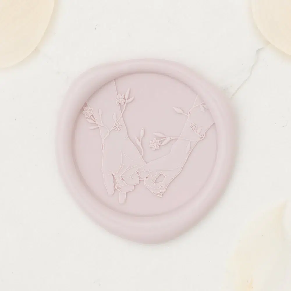 Pinky Promise MrMrs wax seal