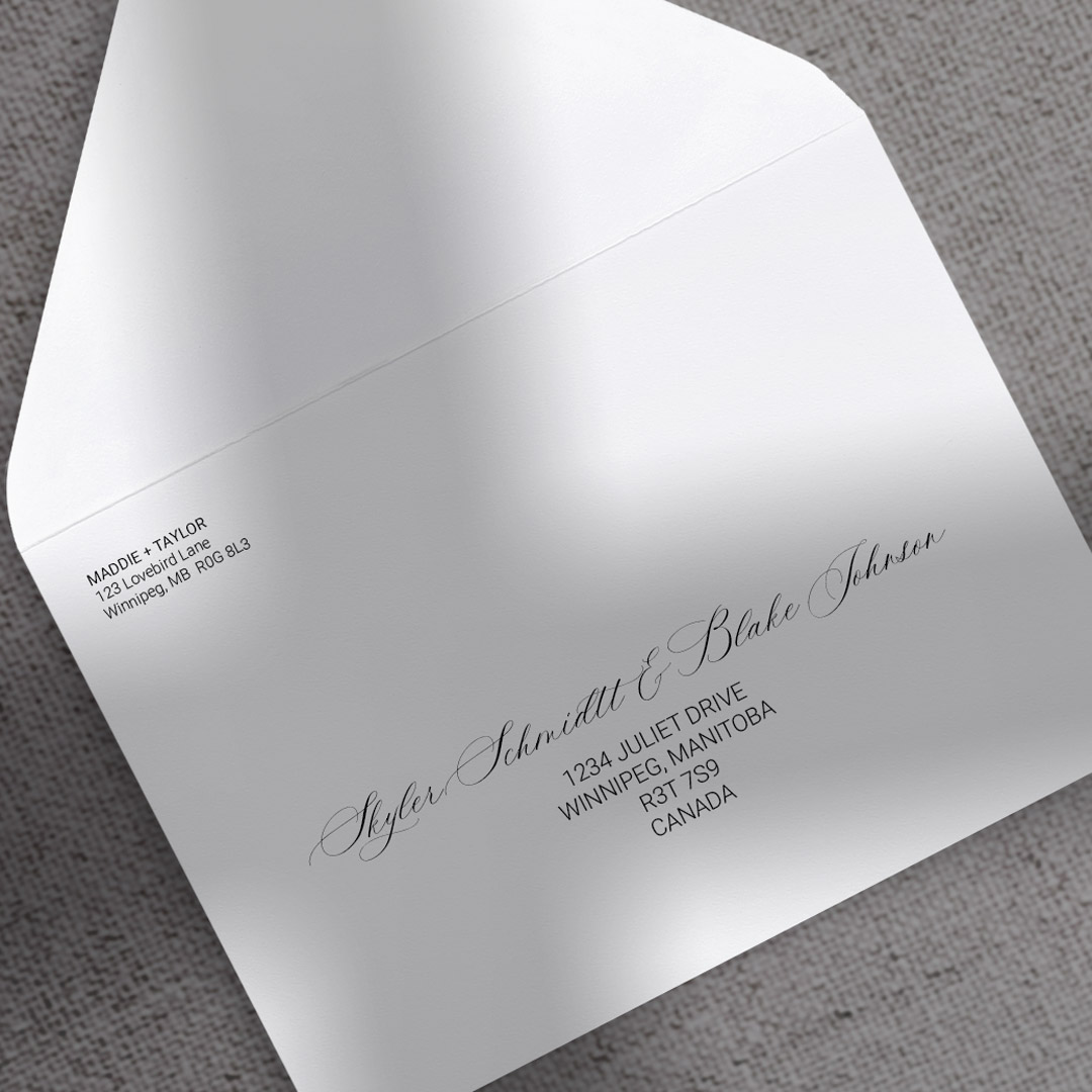 Envelope Address Printing