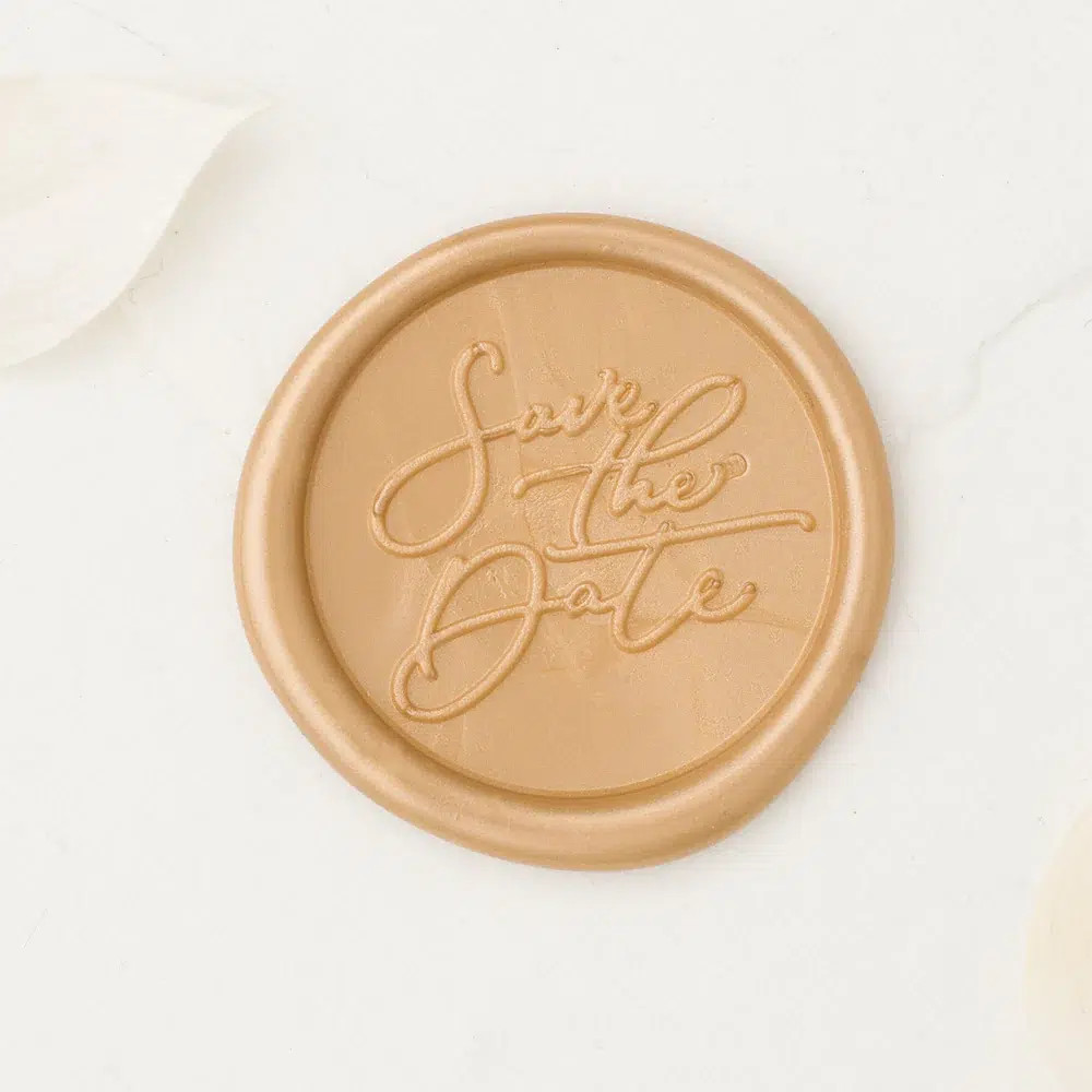 Save The Date wax seal