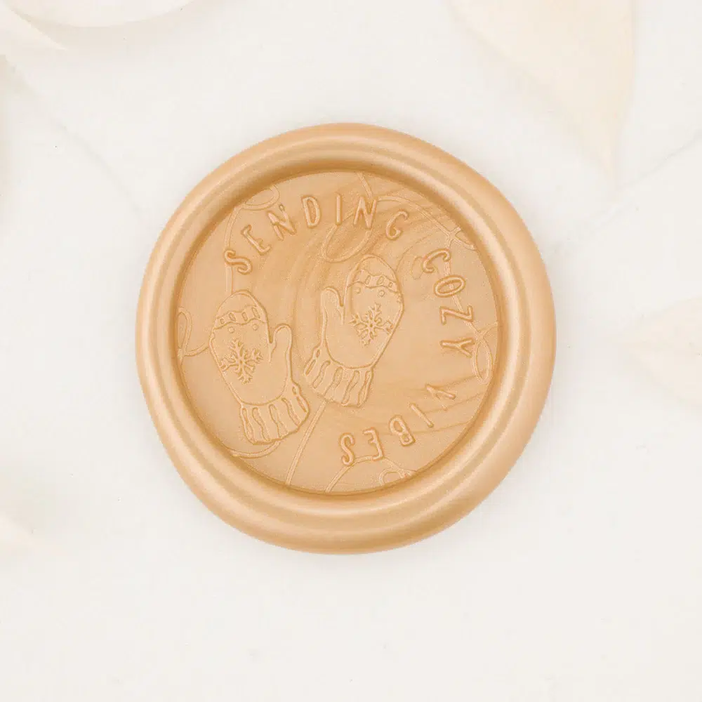 Sending Cozy Vibes wax seal