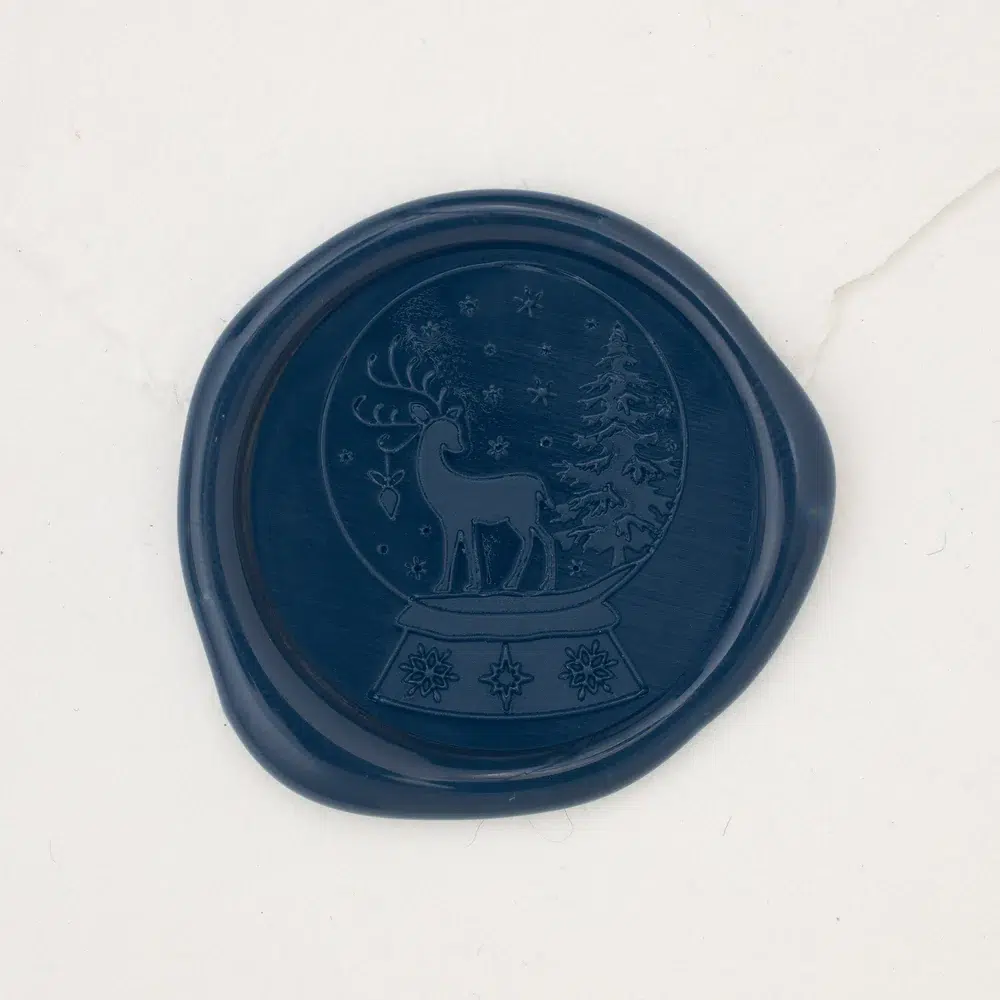 Snow Fall wax seal