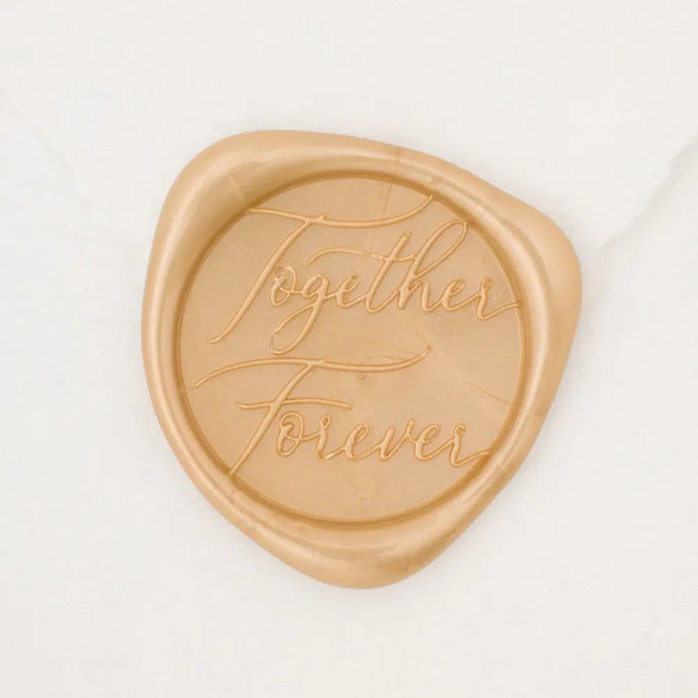 Together Forever wax seal