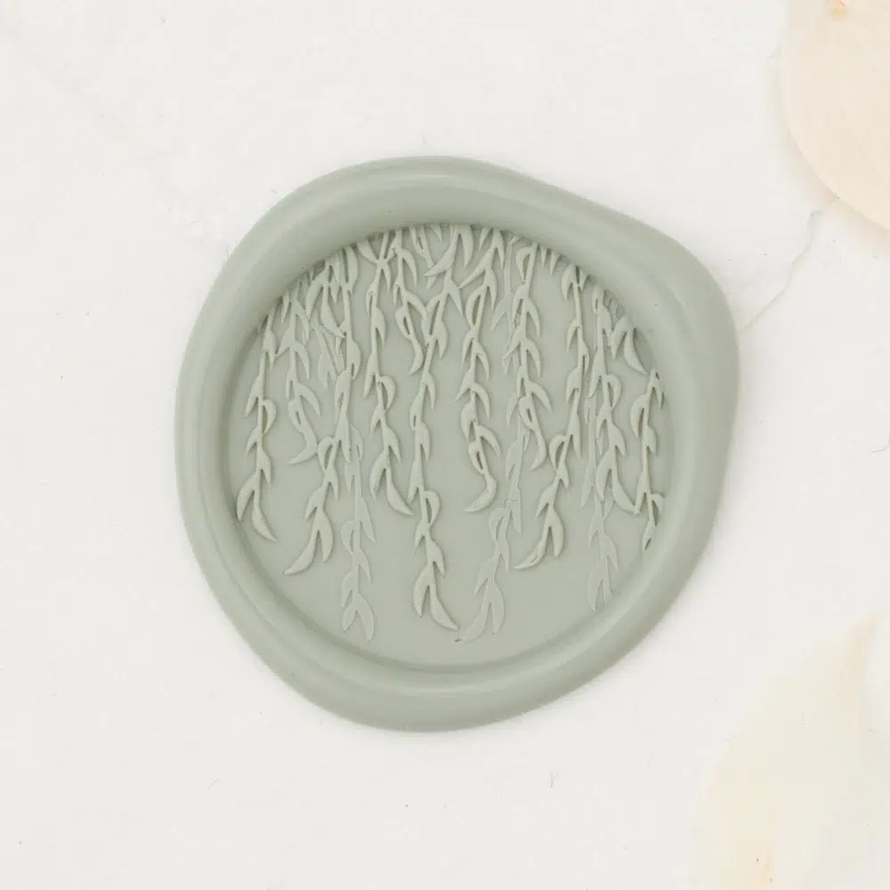 Under the willow wax seal