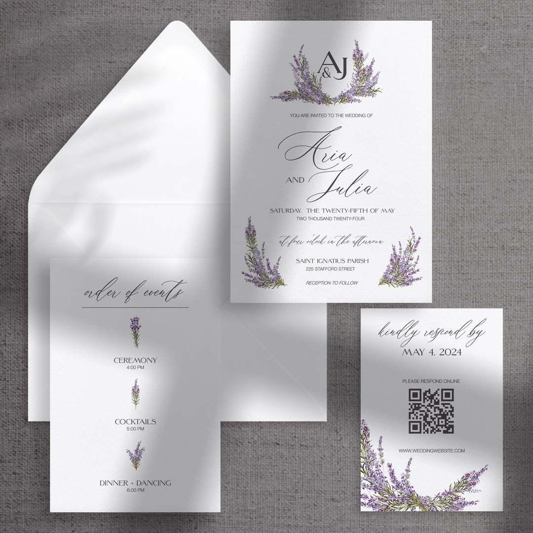 Aria Wedding Invitations