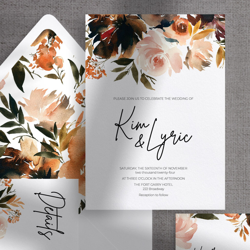 lyric wedding invitations invitation suite