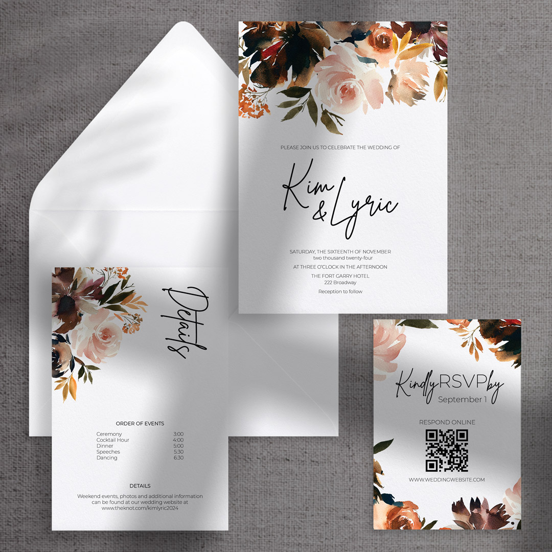 lyric wedding invitations invitation suite