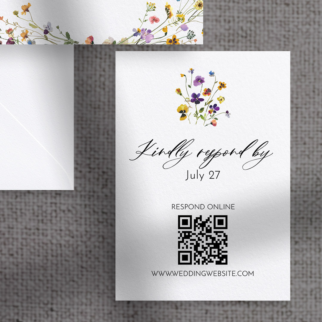madi wedding invitations rsvp response card