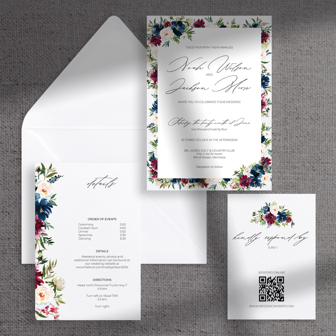 noah wedding invitations invitation suite