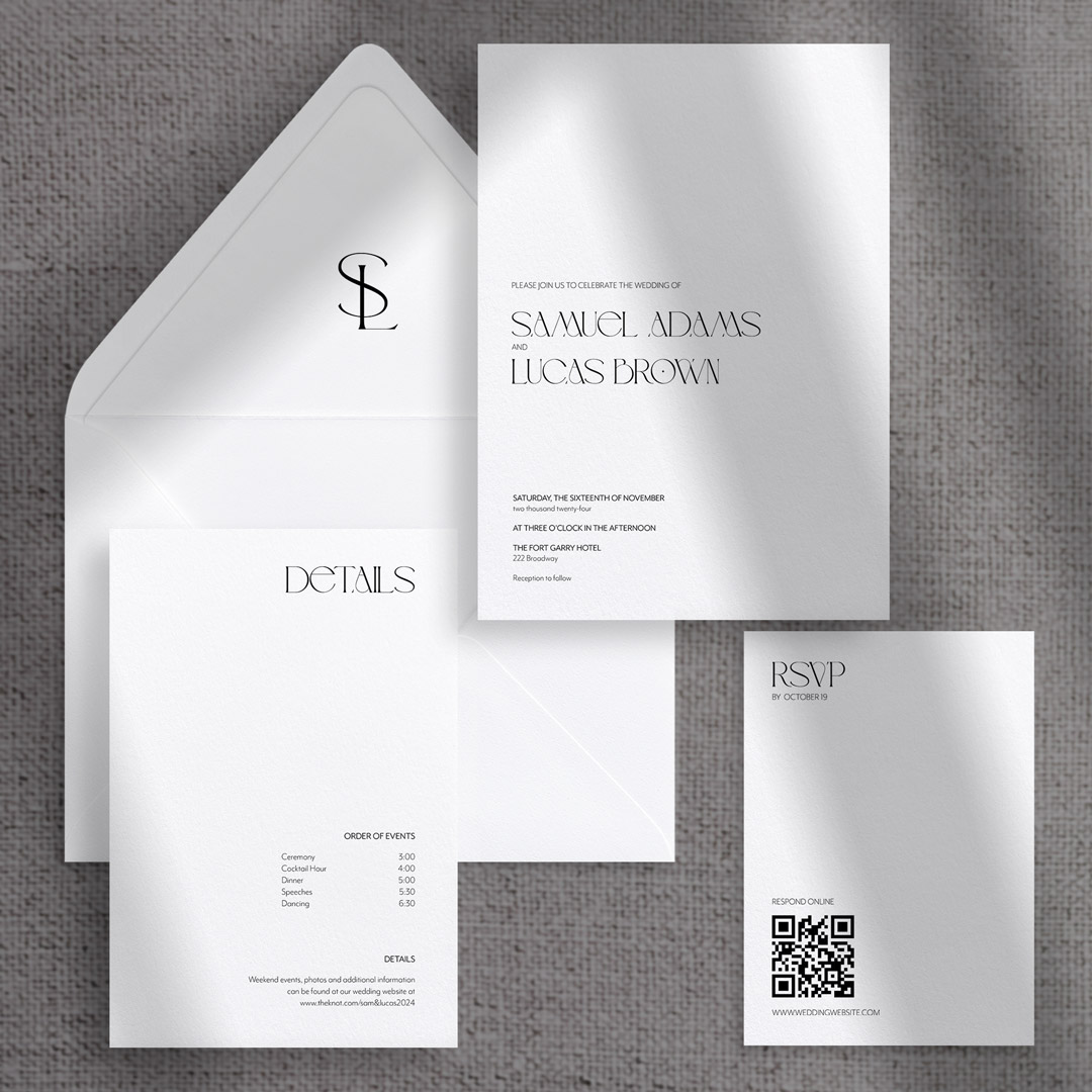 sam wedding invitations invitation suite