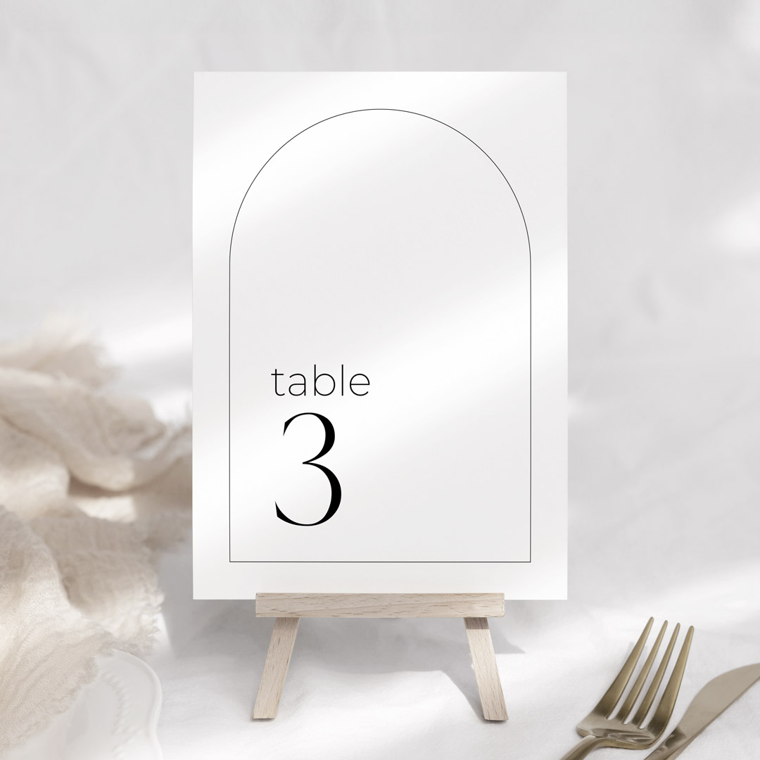 tay wedding signage table numbers