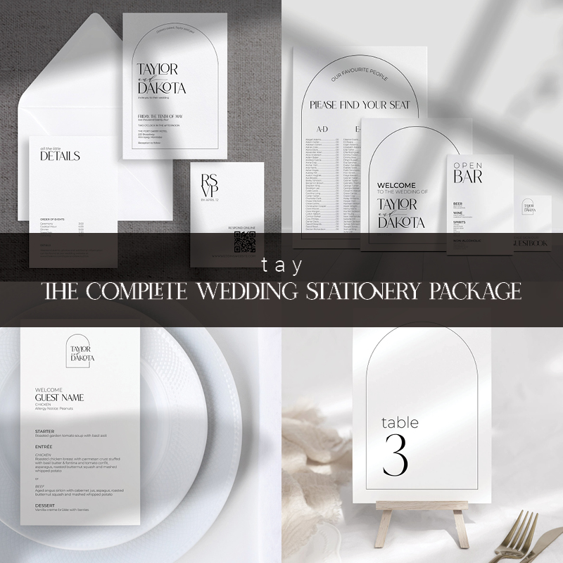 Tay | The Complete Wedding Stationery Package