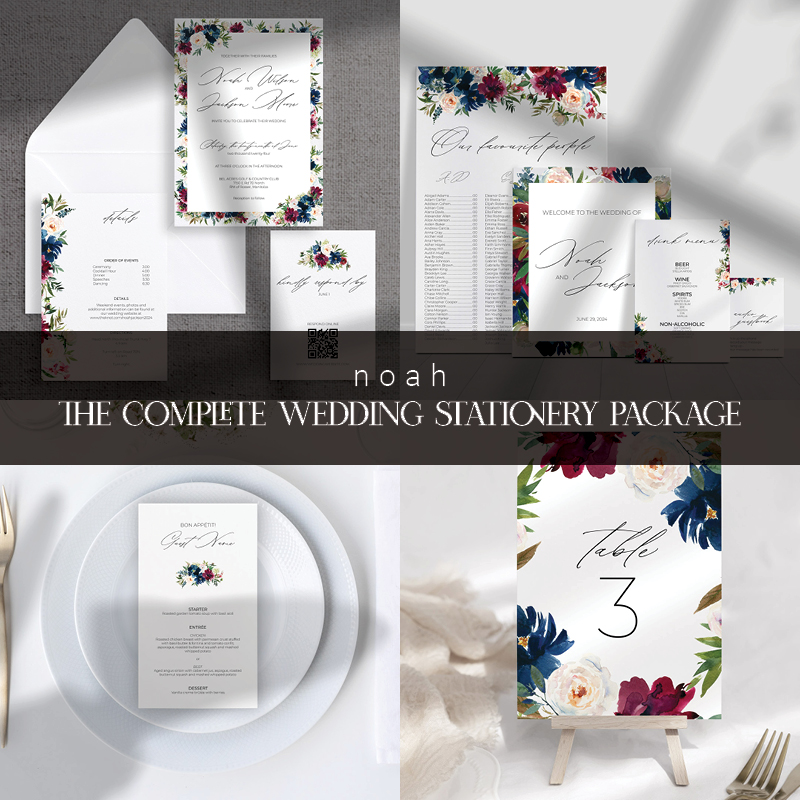 Noah | The Complete Wedding Stationery Package